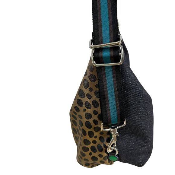 Gabs TIGER G3 Convertible Shoulder Bag Backpack Tote Leather Denim Animal Print - Picture 14 of 15